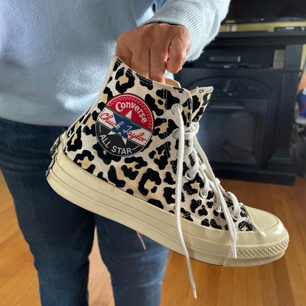 Converse Black and White High-Top Sneakers